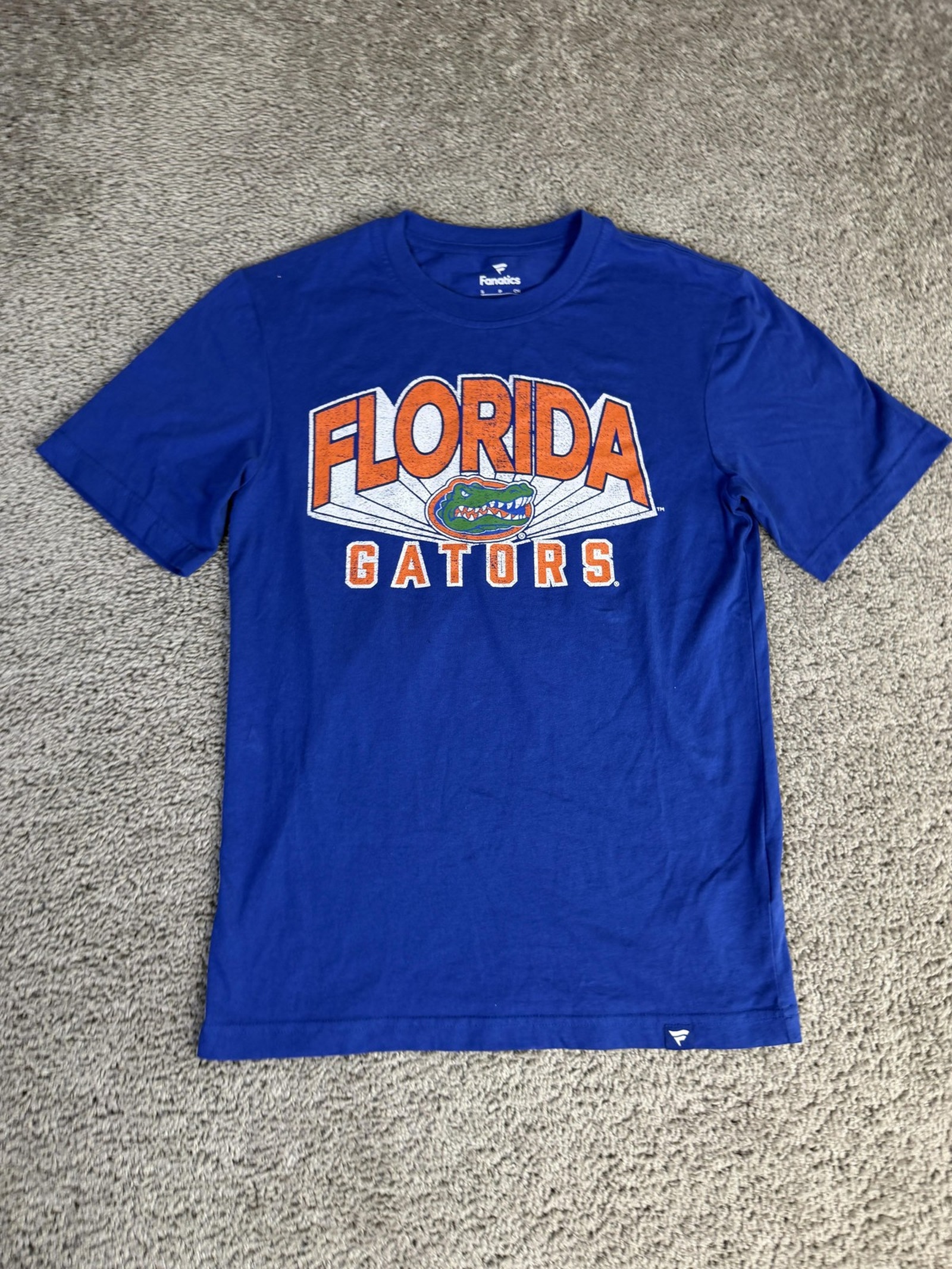 Florida Gators Shirt Mens Small Blue Ncaa Football Fanatics Team Apparel